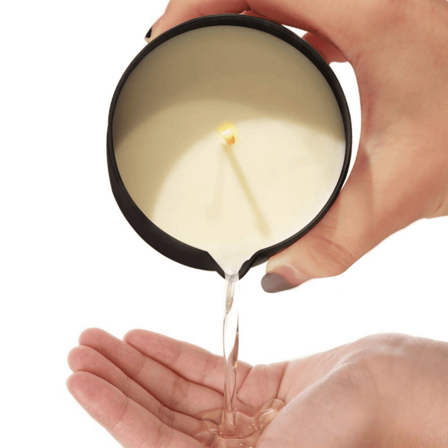 6 oz Massage Candle Jar with Easy - Pour Spout – Handcrafted with Natural Ingredients - Luke | The Nail Guy