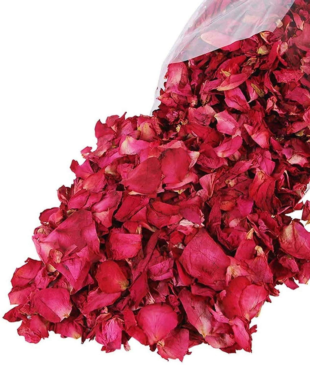 Organic Dried Rose Petals – For Soaking, Spa Decor & Gift Use