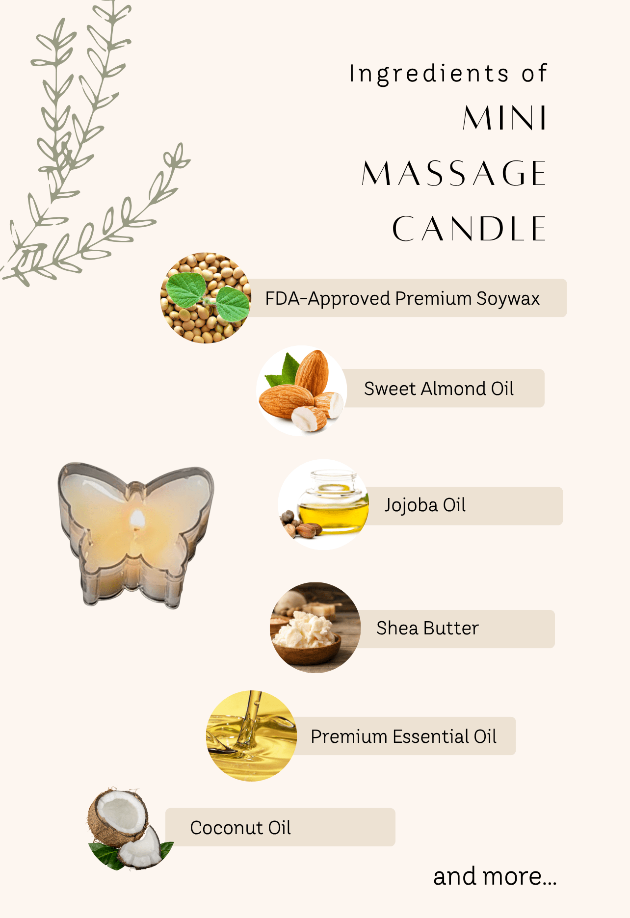 Glow with Love – Heart & Butterfly Massage Candle Set (100 pcs) + FREE Rose Petal Jar - Luke | The Nail Guy