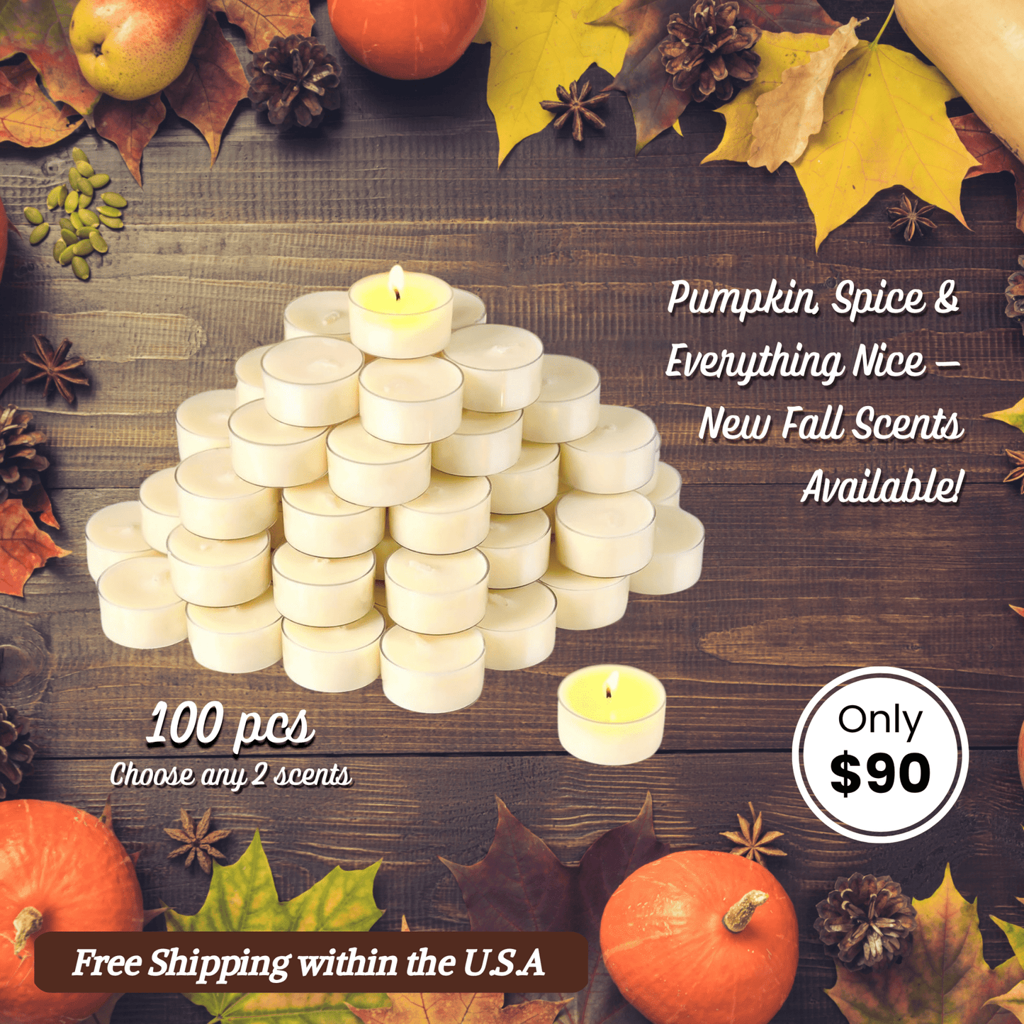 100 Round Mini Massage Candles + New Fall Scents Available! - Luke | The Nail Guy
