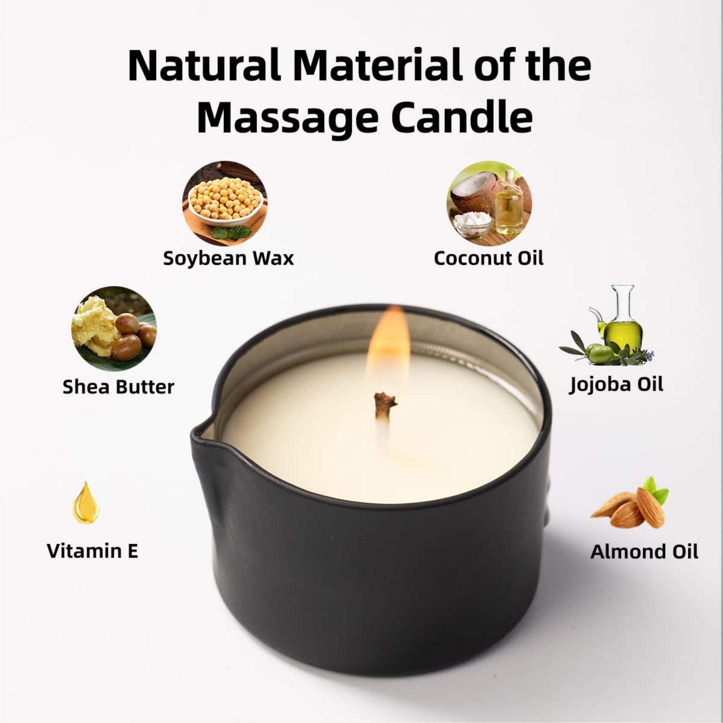 Premium Massage Candle - Pedicure/Body Massage 6oz