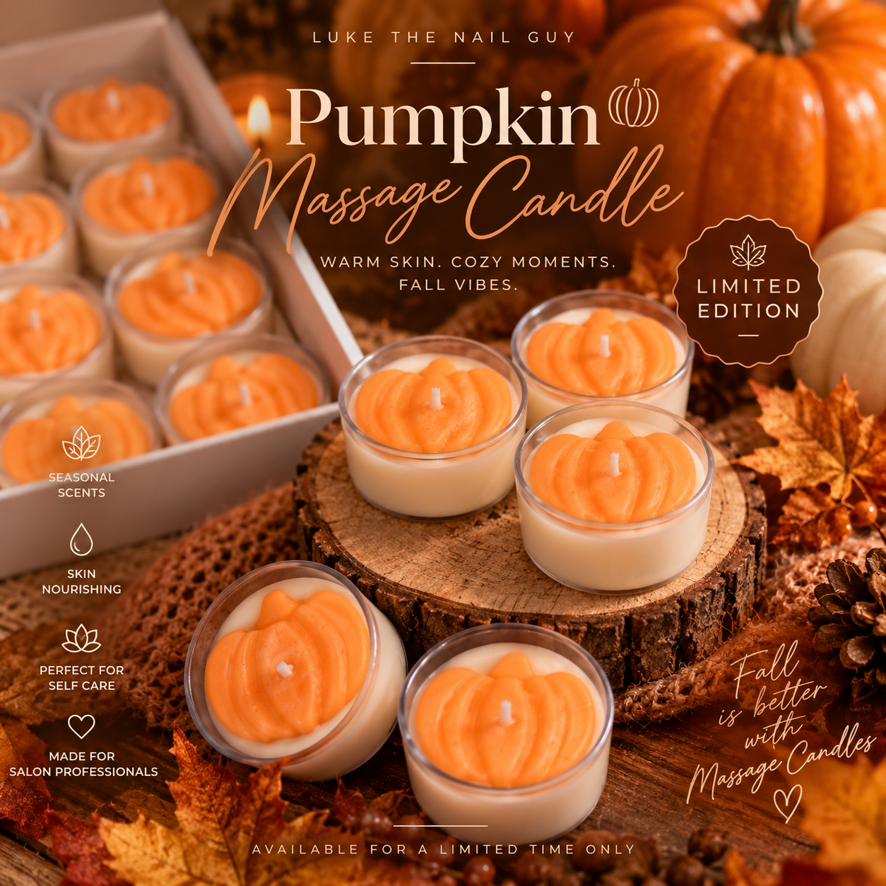 Pumpkin Massage Candle-Limited Edition (100pcs)