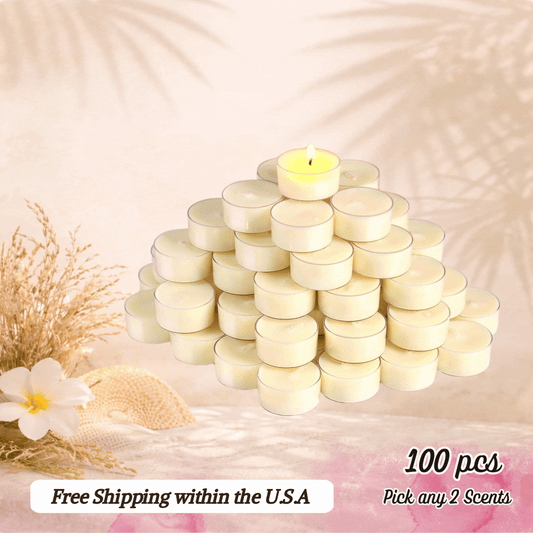 Round Mini Massage Candles-Combo 100 Pcs